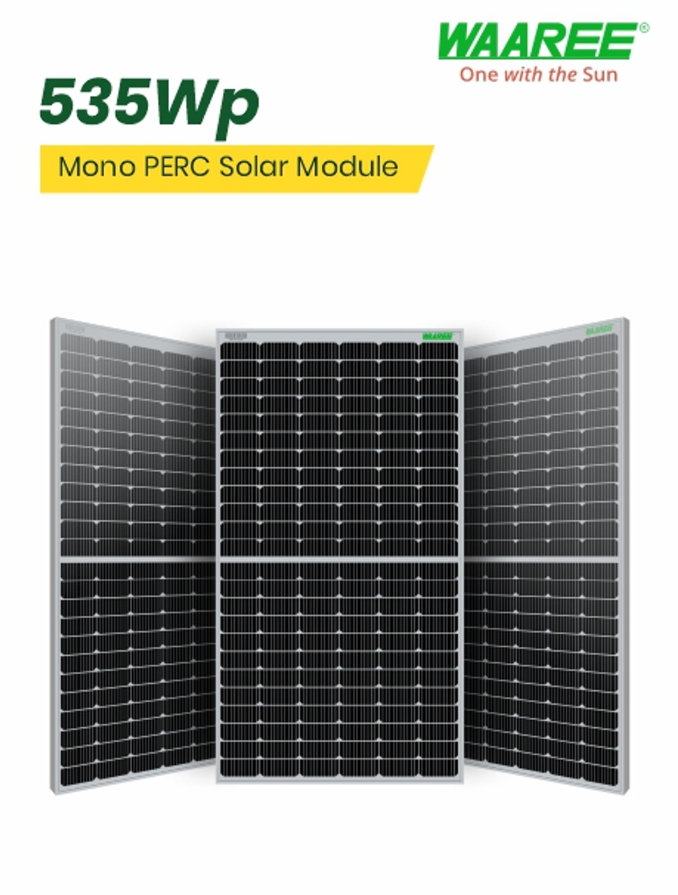 WAAREE 535Wp 144 Cells Mono PERC Solar Module