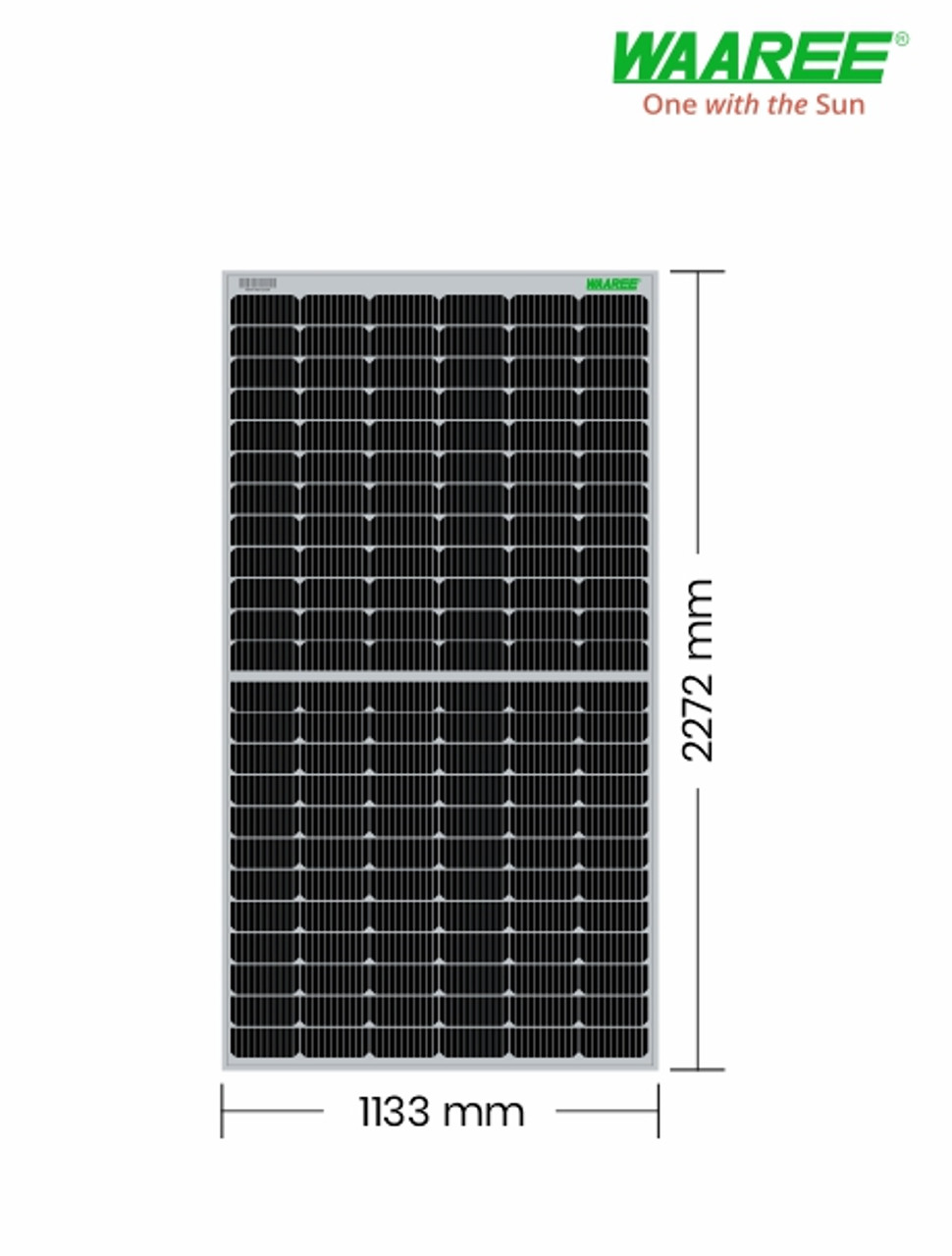 WAAREE 535Wp 144 Cells Mono PERC Solar Module